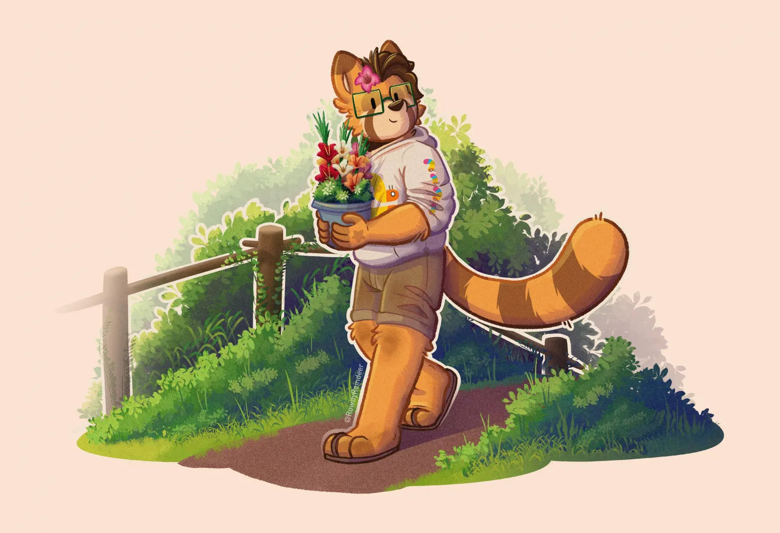 🌿🌺🪴 (Art by me)