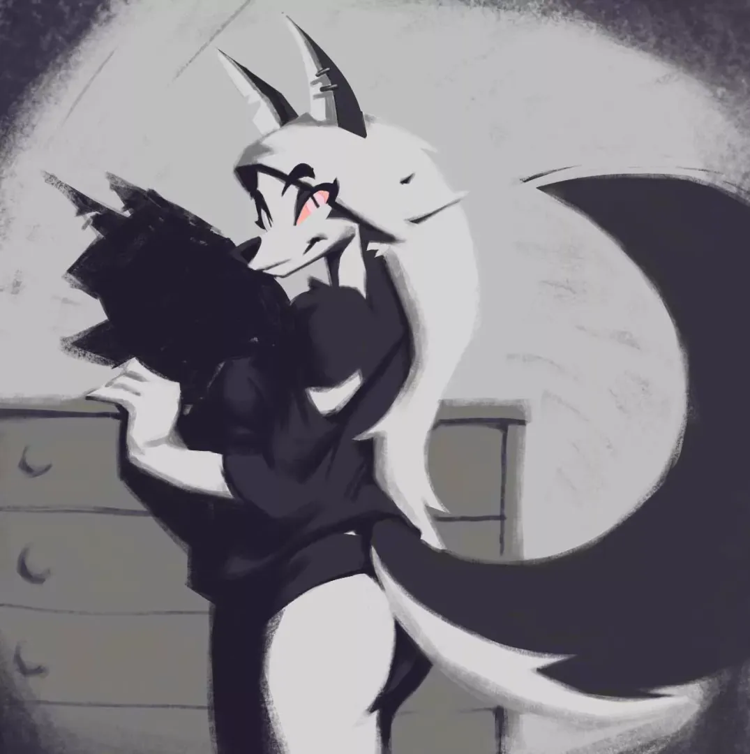 (art by me) [F] Heys everybody!! It's my artwork of Loona trying some new things, hope you like it!!! Comms are open too! If interested Send a Direct Message!!