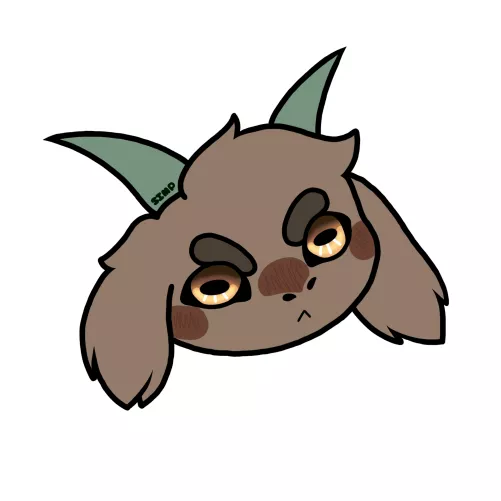 (Art made by me) I drew a goat, how'd I do?