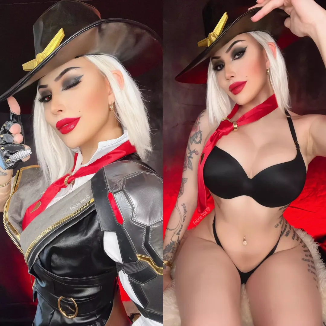 Ashe cosplay from Overwatch by Felicia Vox [f]