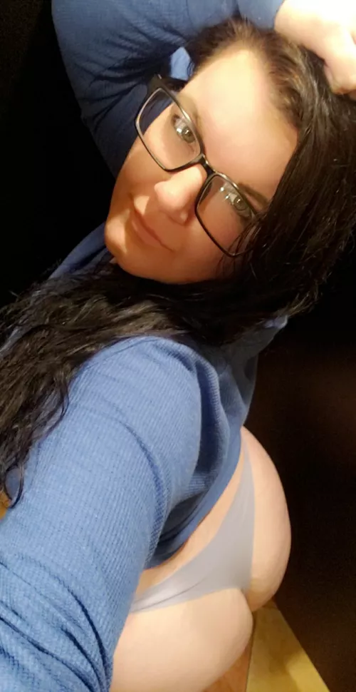 Ass and glasses