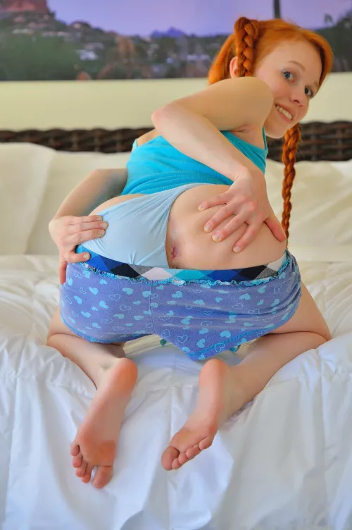 Asshole Peeking Out