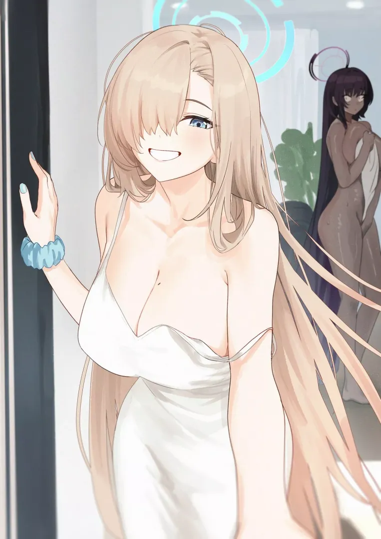 Asuna and Karin (Arrichee) [Blue Archive]
