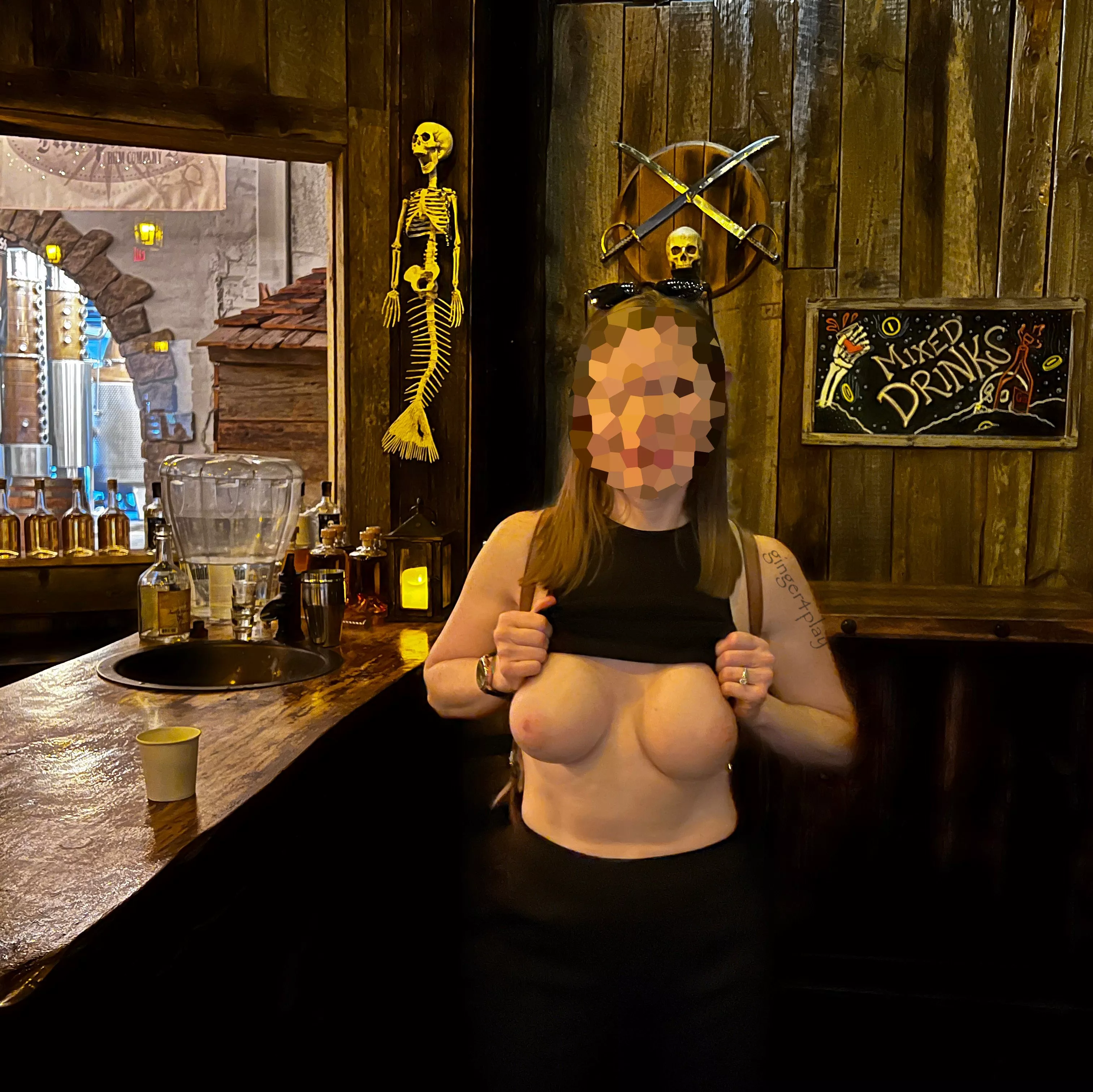 At a bar [IMG]