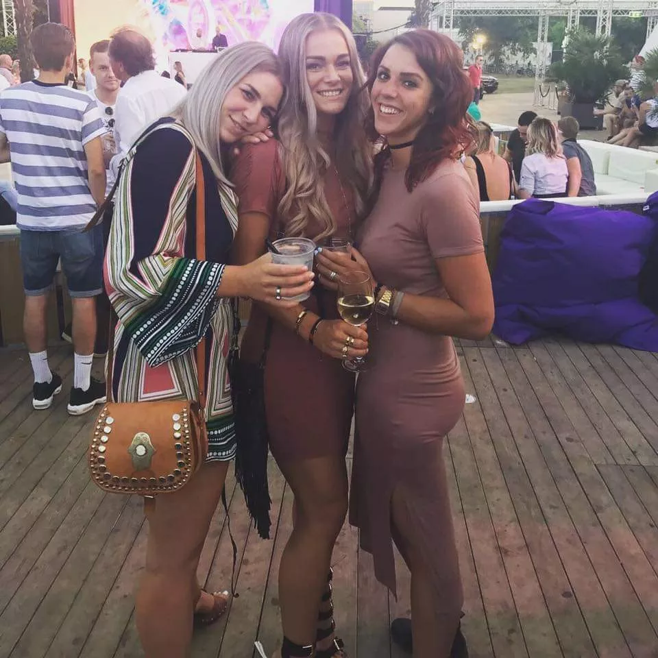at a party