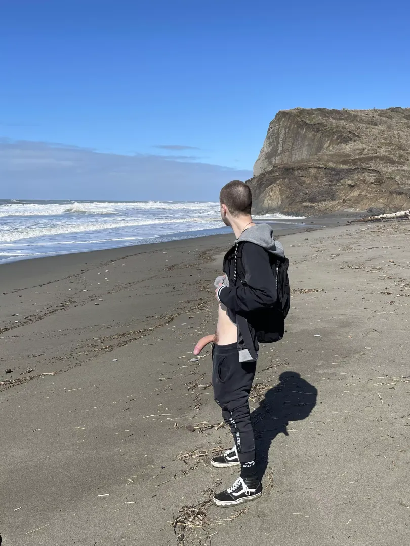 At the beach