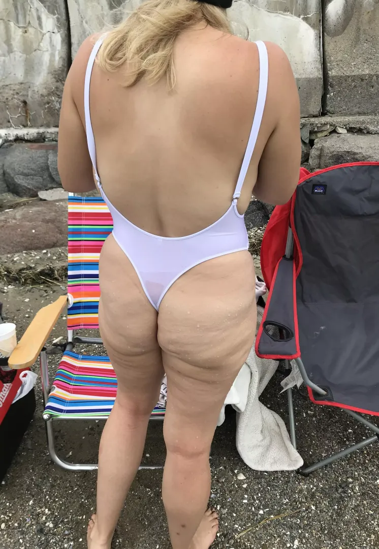 At the beach…..