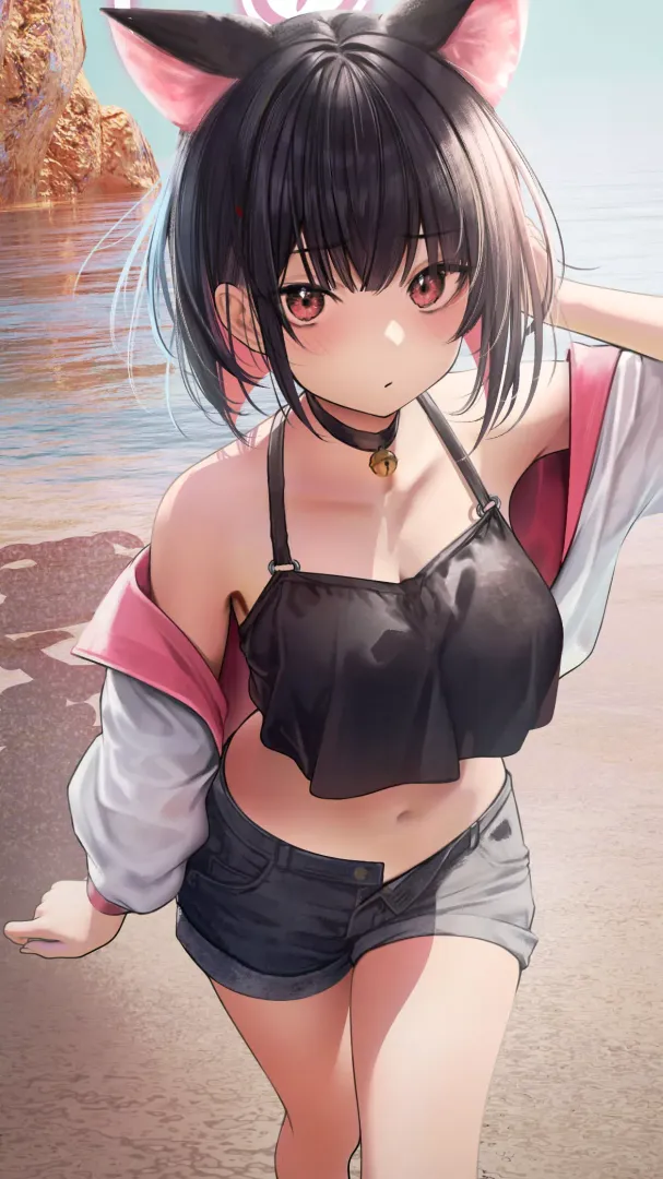 At the beach