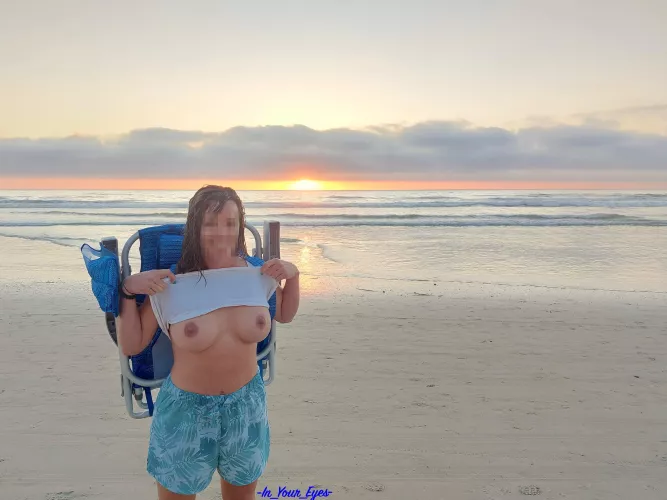 At the beach