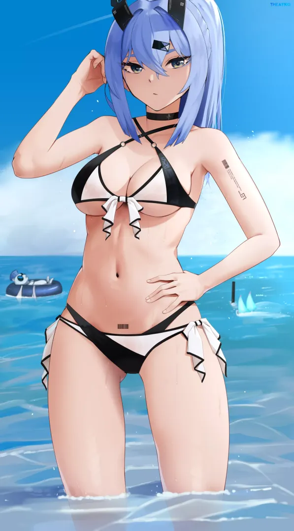 At the beach