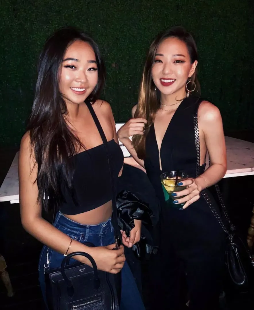 At the club