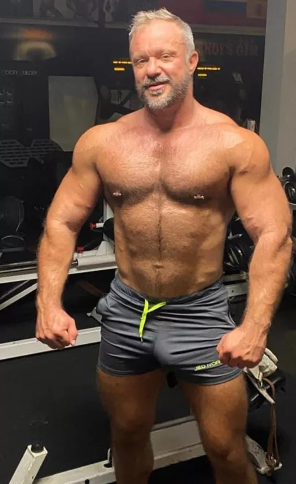 at the gym