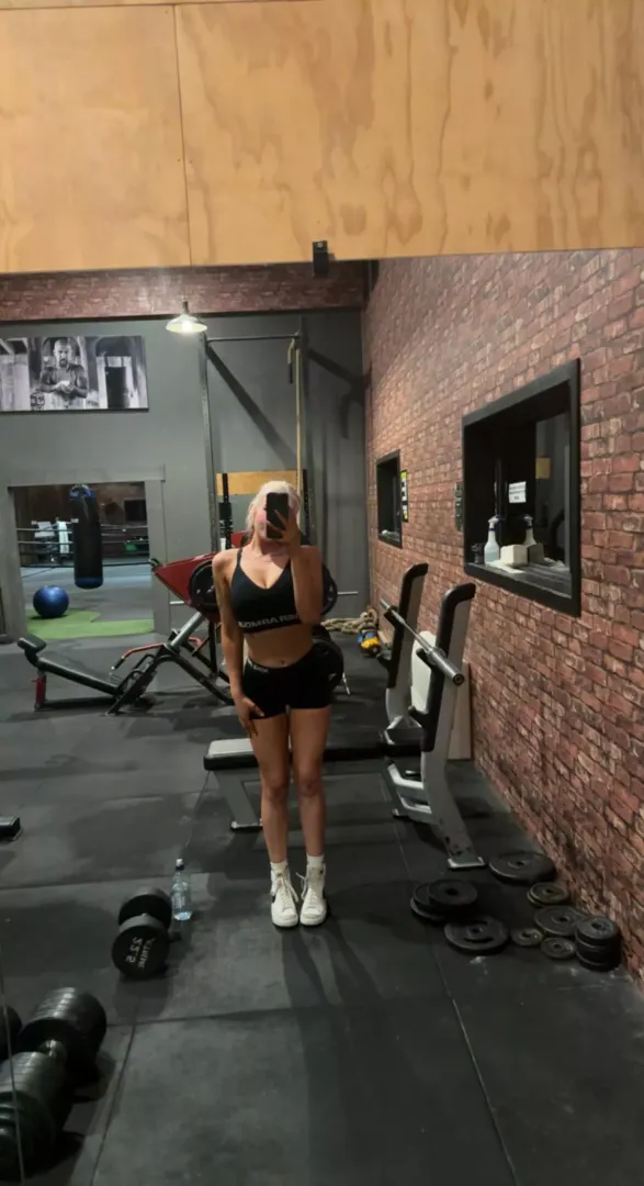 at the gym