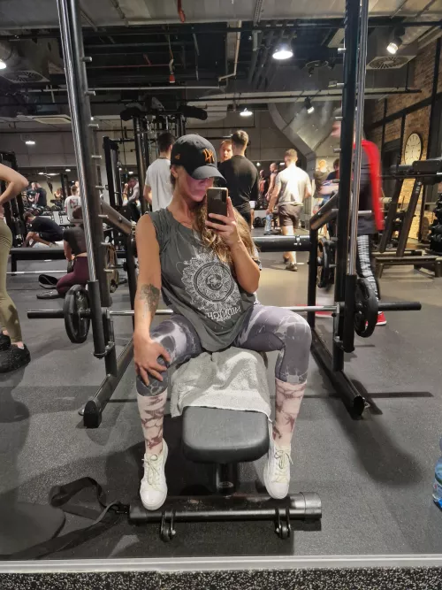 at the gym in my favorite socks