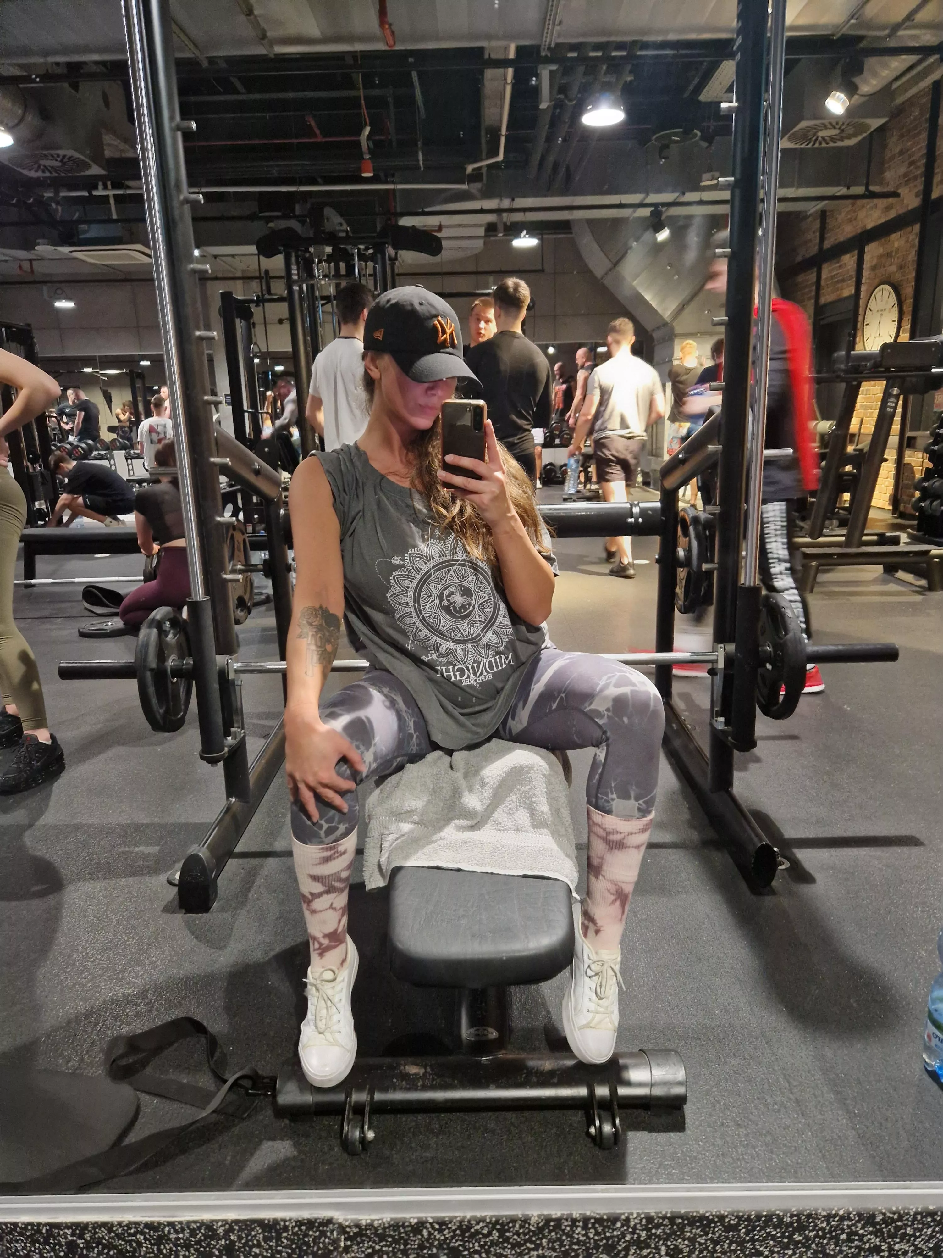 at the gym in my favorite socks