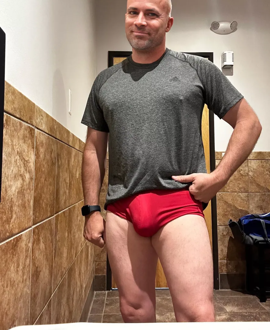 At the gym