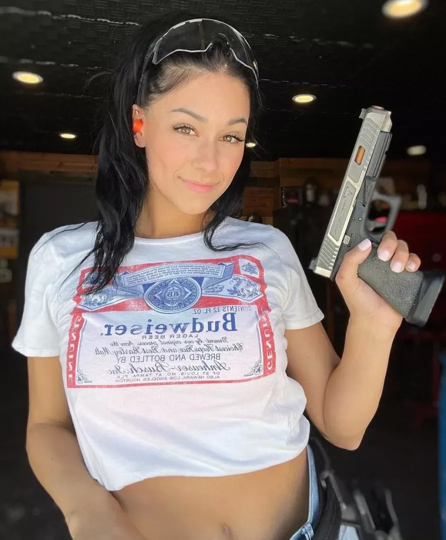 At the range