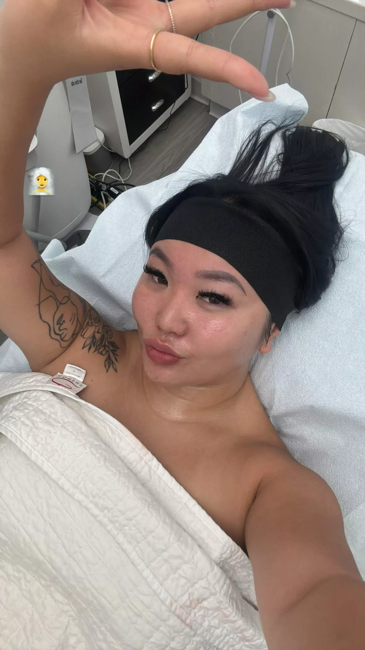 At the spa