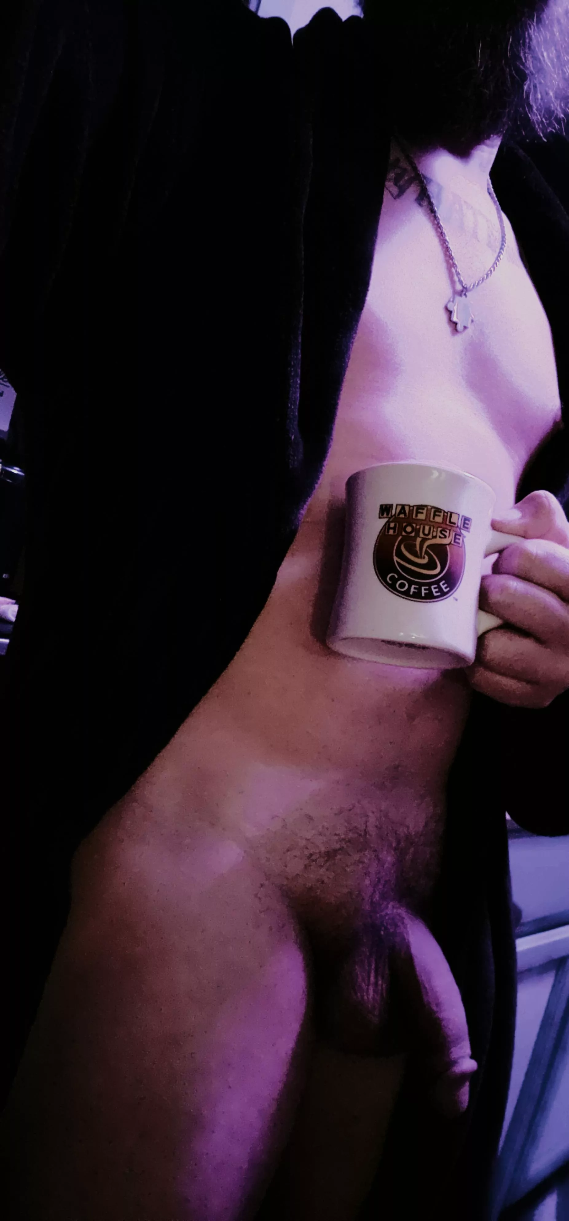 At Waffle House we're either fucking or fighting. Either way, my pants are coming off! 🍆☕️