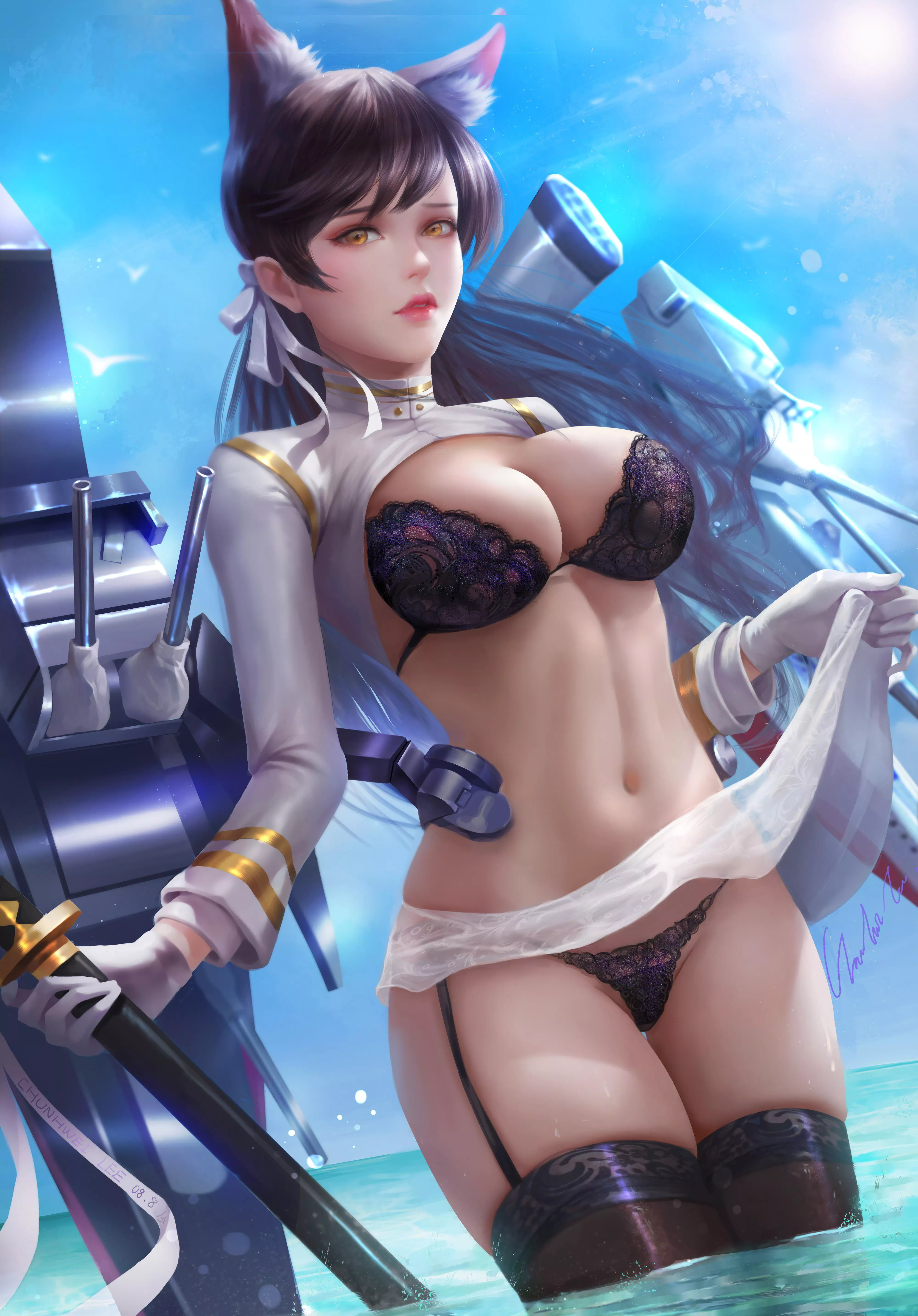 Atago’s luxurious lingerie [Azur Lane]
