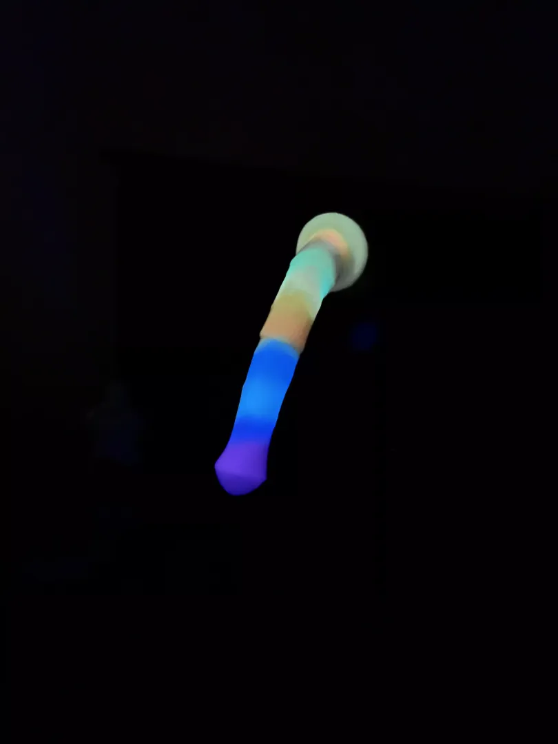Ayo, my horse cock glows?