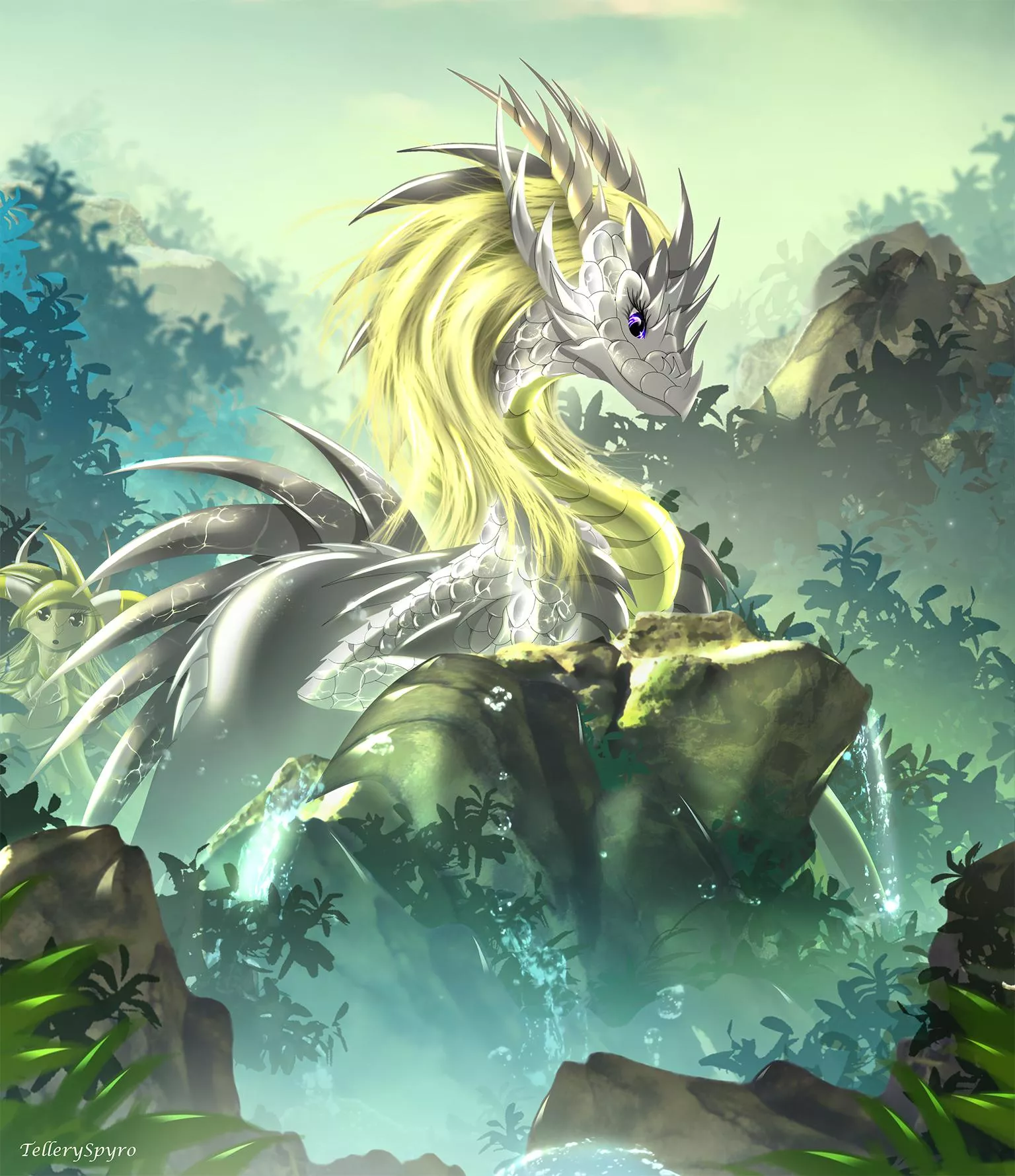 Azaries Amnera - my dear and adored protagonist! (Art by me, Heralds of the Avirentes concept art)