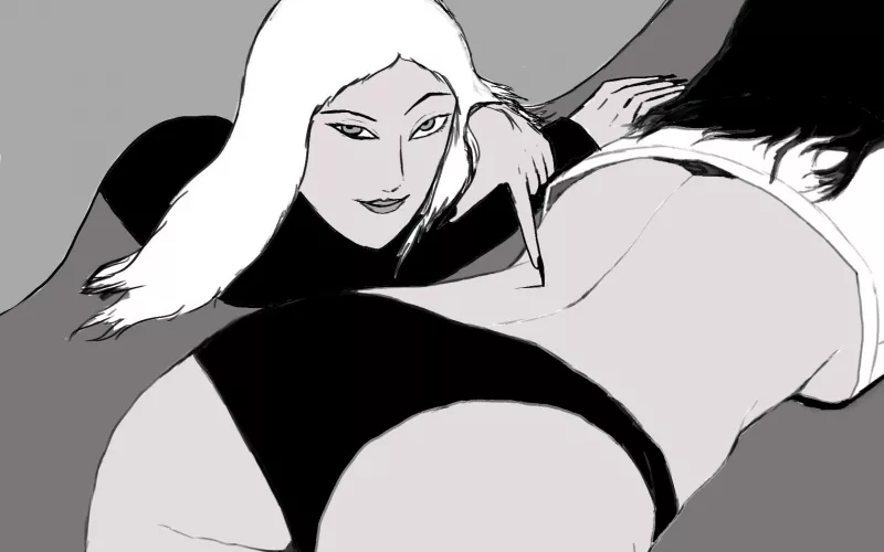 [Babe I do bad things to pretty ladies who are nice to you] Original art