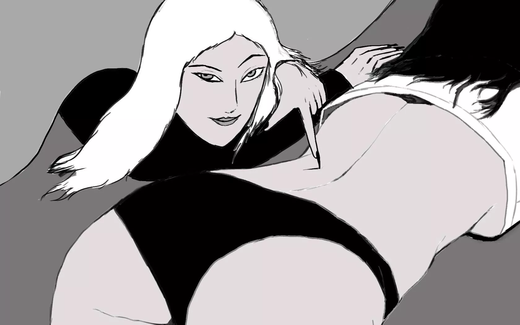 [Babe I do bad things to pretty ladies who are nice to you] Original art