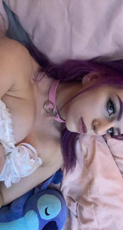 Back when I had purple hair 😜