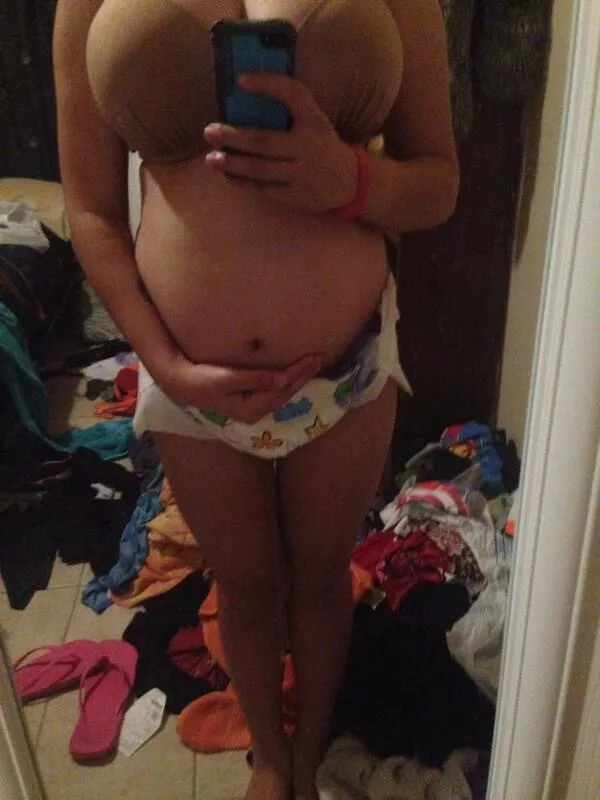 Back when I was a pregnant mommy. Had to pee so much I bought good diapers.