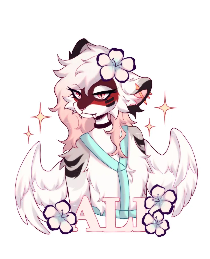 Badge drawing of my character