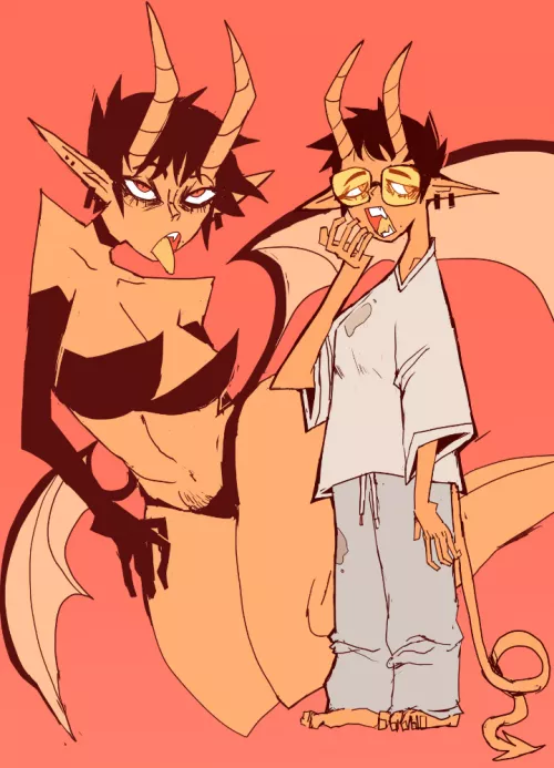 Baku the succubus by @GENCZILLA