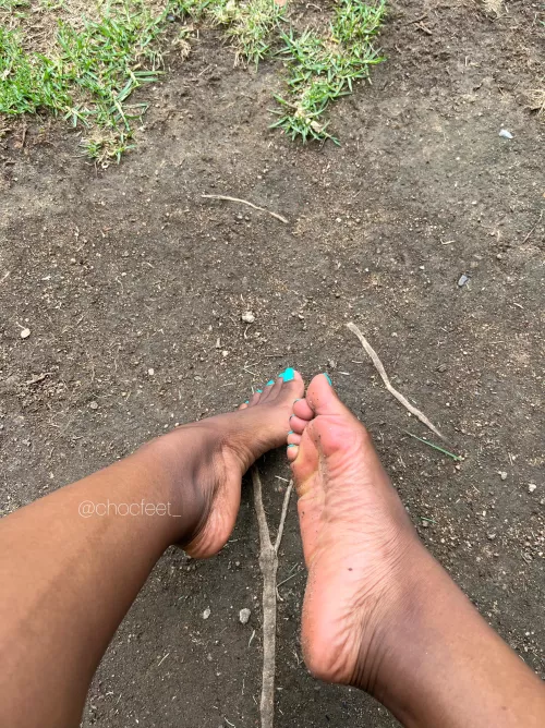 Barefoot walking!