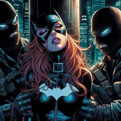 Batgirl vs thugs