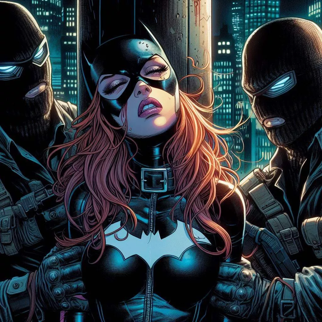 Batgirl vs thugs