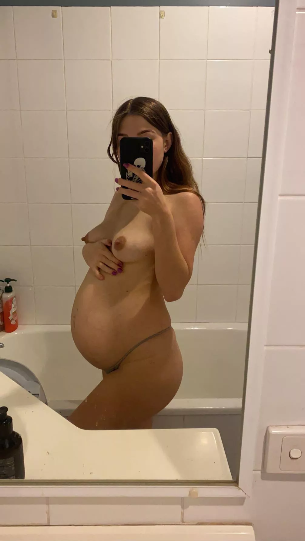 Bathe with mummy?
