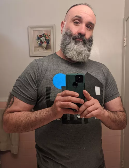 bathroom mirror hitting right