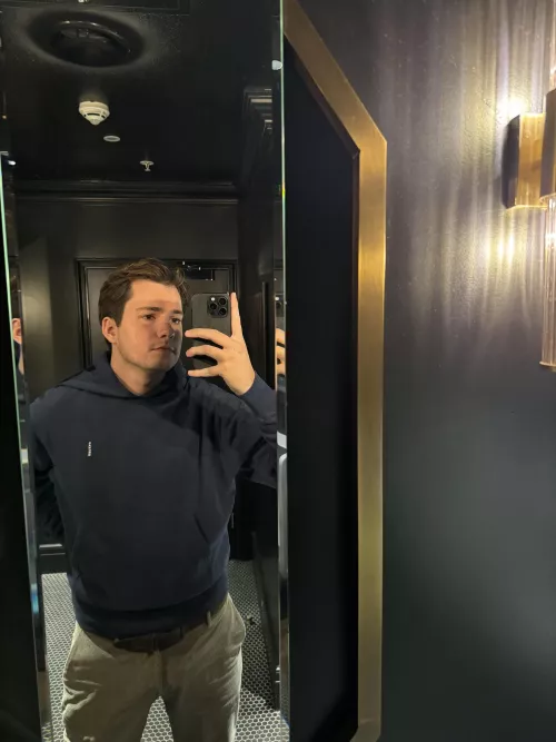 Bathroom selfie