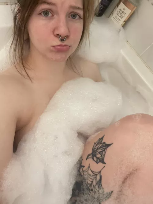 Bathtime all alone