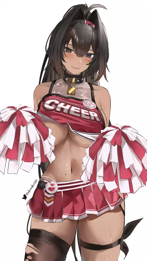 Bay lifted her top (elvandec) [Goddess of Victory: Nikke]