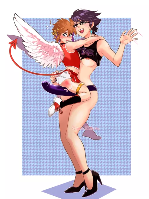 Bayonetta has an intimidating piece