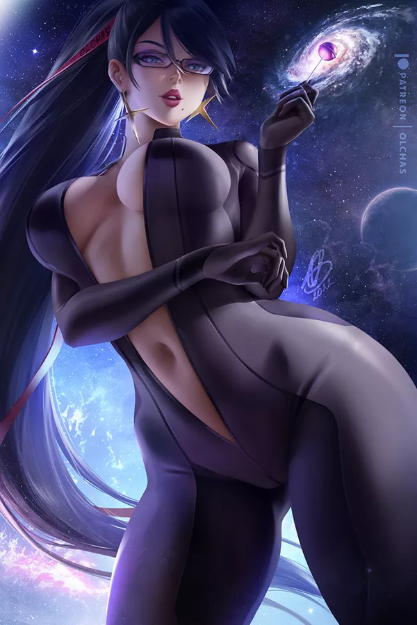 Bayonetta revealing herself