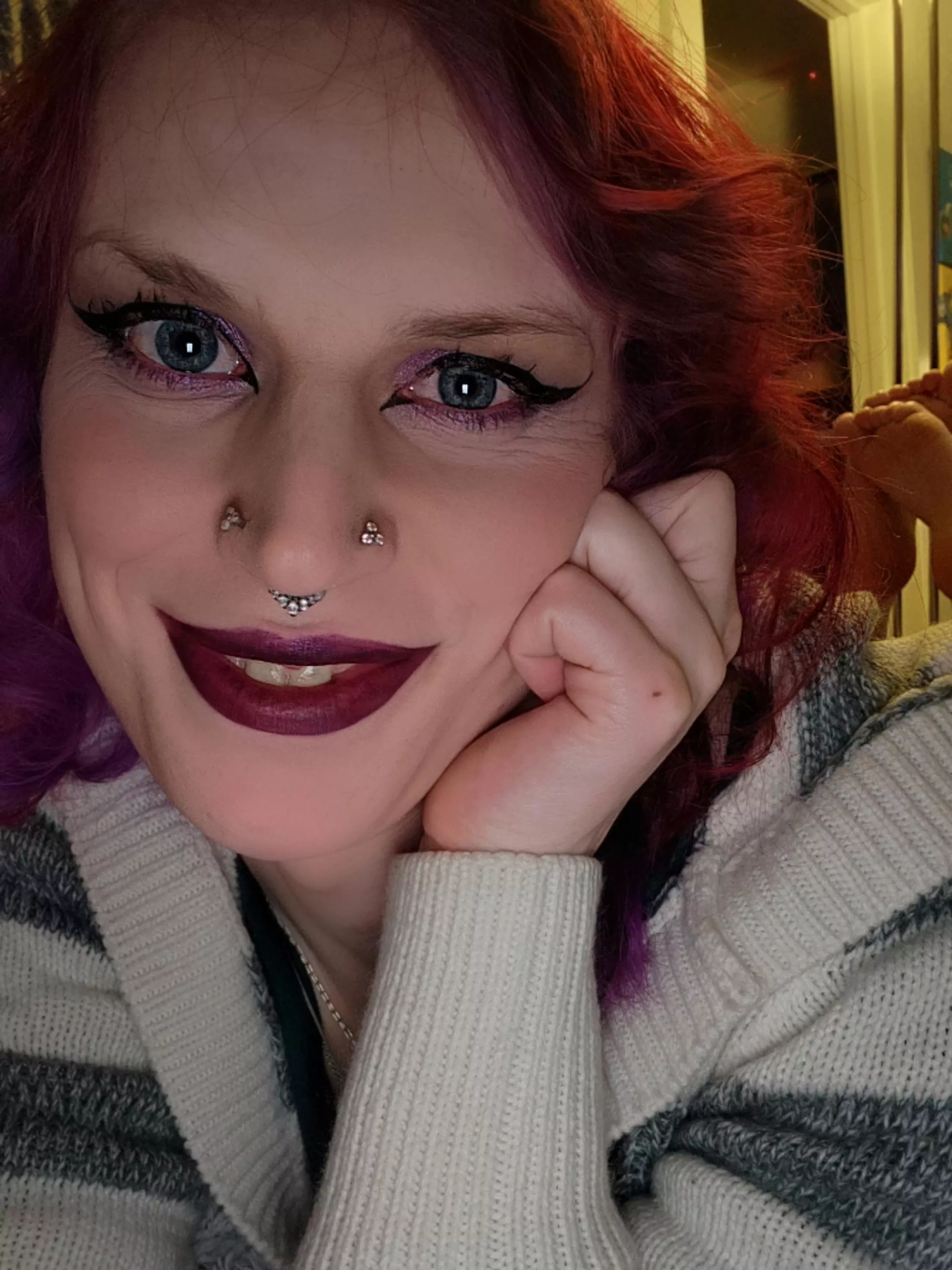 Be gentle im ticklish!