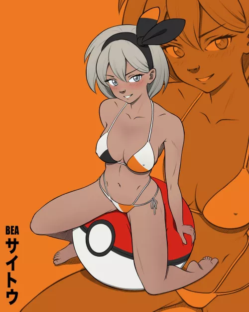 Bea Beach Ball (c-alan-green) [Pokemon]