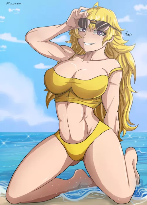 Beach Yang From Last Year By Me, I'm also open for Solo F Commissions.