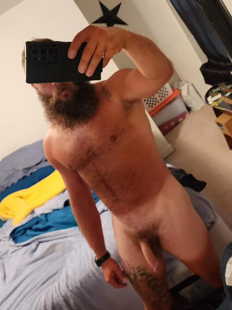 Beard and tan lines