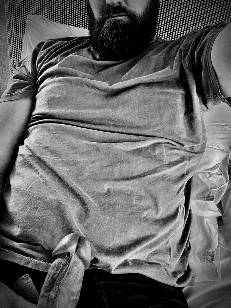 Bearded and horny.