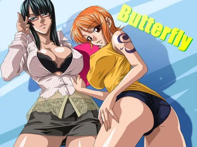 Beautiful clothes of nami and robin