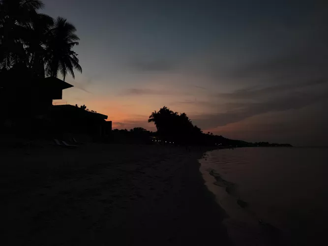 beautiful sunset on the beach