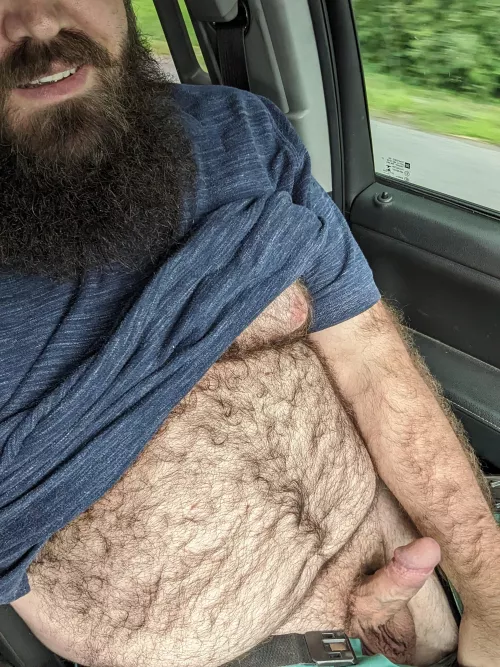 Been driving all day... Bet you'd wish I would use that mouth. 😏😈